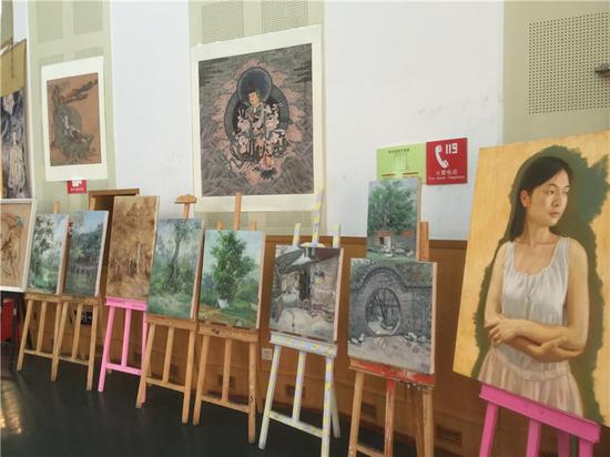 非洲画家来华客座创作项目开班仪式现场