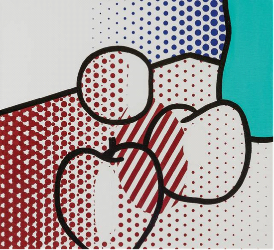 Estate of Roy Lichtenstein
罗伊·利希滕斯坦(美国, 1923-1997)
《静物红苹果》
油彩 麦格纳牌丙烯 画布
45.7 x 50.8 公分
1993年作
签名:rf Lichtenstein'93(作品背面)
人民币 6,700,00 -10,000,000
美元 1,000,000-1,500,000
来源
纽约 Leo Castelli画廊
芝加哥私人收藏
瑞士私人收藏
现藏者购自上述藏家