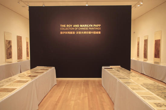“罗伊与玛丽莲·派普夫妇珍藏中国绘画”预展现场，图片来源：99艺术网 杭亚