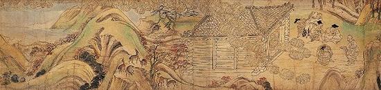 信贵山缘起绘卷 山崎长者卷 12世纪后期 朝护孙子寺