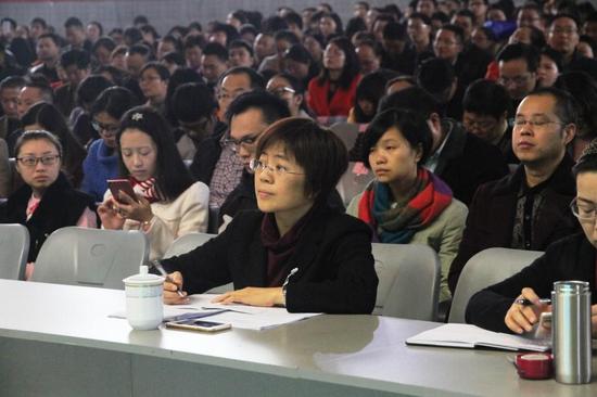 龙泉驿区教育局相关领导全程参与研讨会学习