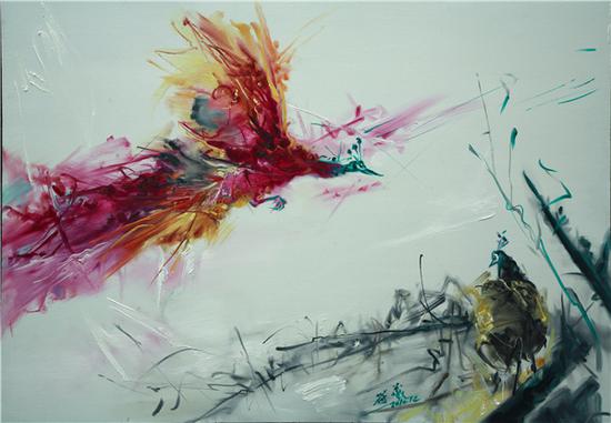 120X17OCM ， 油画 ， 符曦 ， 2010