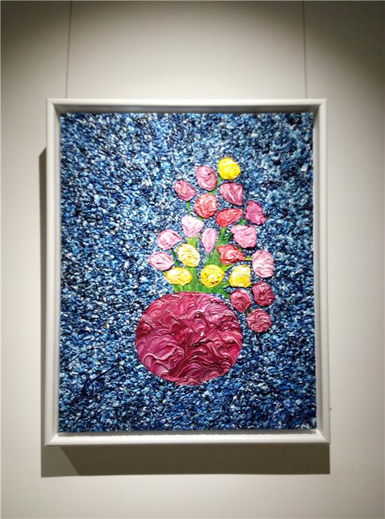 《Pink Yellow Flower Bouquet》 安東尼奧·威利