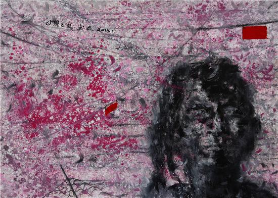 安杰 《寂静的冬日》 布面油画 50cm×70cm 2013