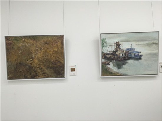 柒零•捌零十家青年油画艺术展现场