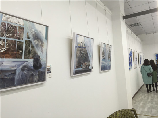 柒零•捌零十家青年油画艺术展现场