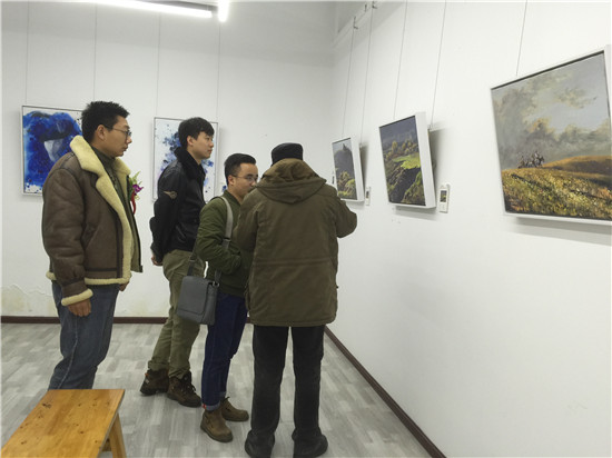 柒零•捌零十家青年油画艺术展现场