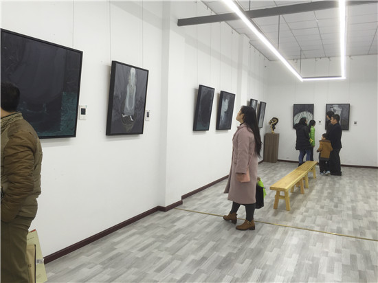 柒零•捌零十家青年油画艺术展现场