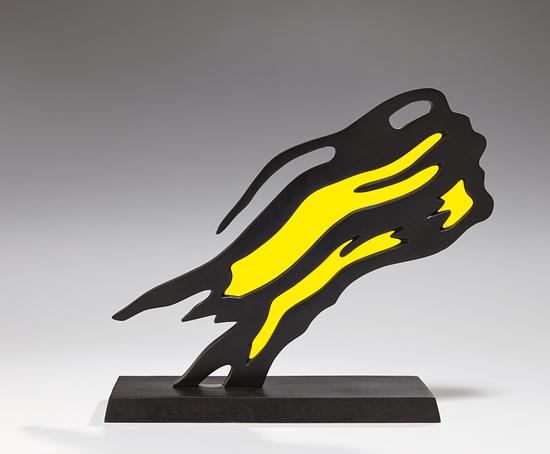 101572_Roy Lichtenstein_Weisman Award (Yellow Brushstroke)