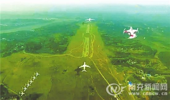 阆中机场效果图