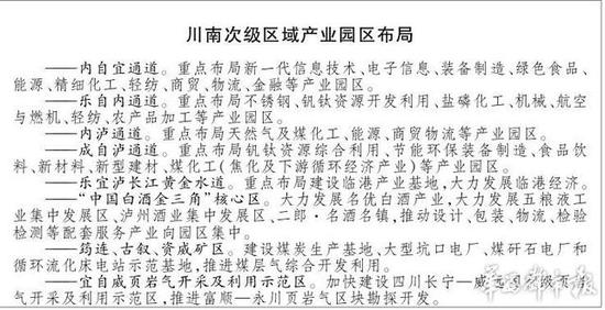 产业园区创新发展规划出炉