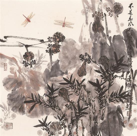 梁时民 《不是春风不管事》