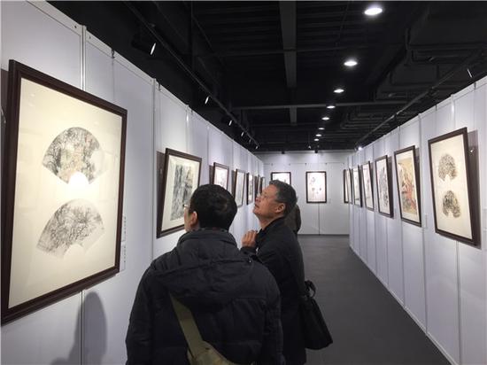 2017年迎春蜀中名家小品展荣宝斋（成都）开幕现场