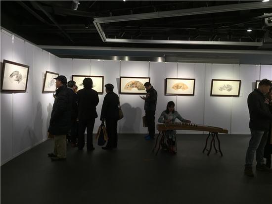 2017年迎春蜀中名家小品展荣宝斋（成都）开幕现场