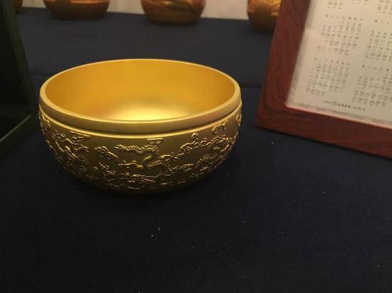 “中钞贵金属”电商交易平台实物黄金产品展示