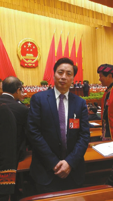 全国人大代表、四川大学校长谢和平。
