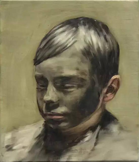 Michael Borremans《Mud Boy》42 x 36cm 2017 （42万美元）