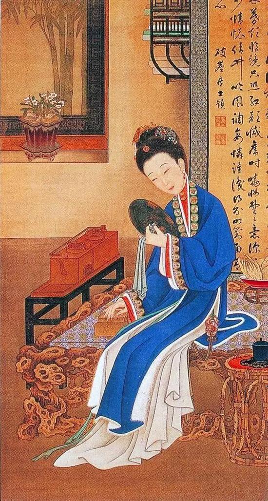 故宫藏画《雍正十二妃》