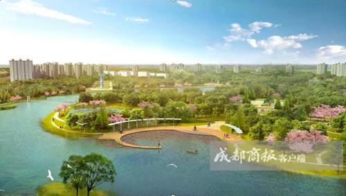 成都城北超级绿肺效果图