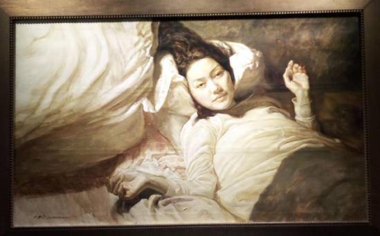怀孕的妻子 刘亚明 2004年 160x97cm