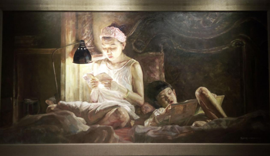 暖光 刘亚明 2011年 120x240cm