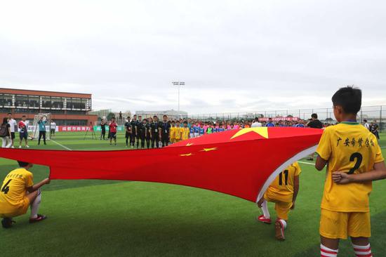 2017全国青少年校园足球夏令营成都开营