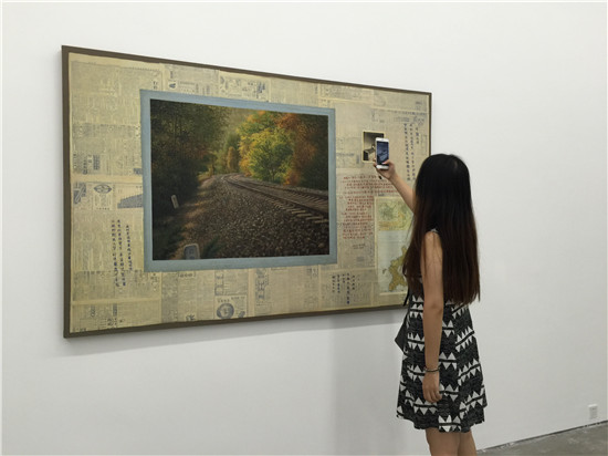 兴安西艺写生团——刘传宏个展现场