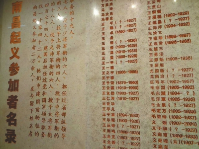 7月28日,经过修缮的南昌八一起义纪念馆重新开馆,1042名起义参加者的名字镌刻在名录墙上,供后人瞻仰。熊浩然摄