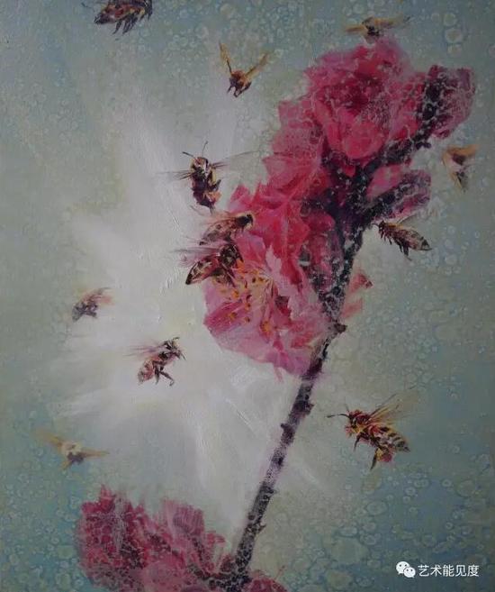 作品名称:寻觅·争艳
材质:布面油画 尺寸:60x80cm