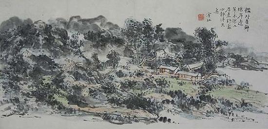 黄宾虹《山水》