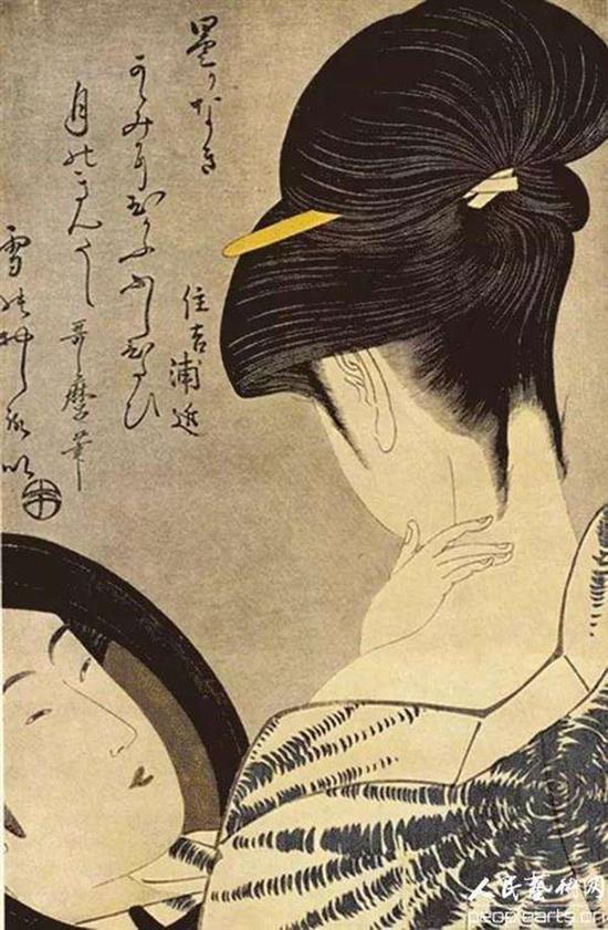 浮世绘画家喜多川歌麿作品