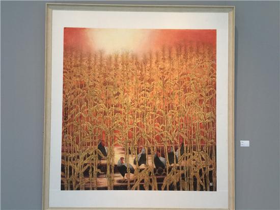 风起澜沧江·西南地区少数民族题材美术作品展(成都站)现场