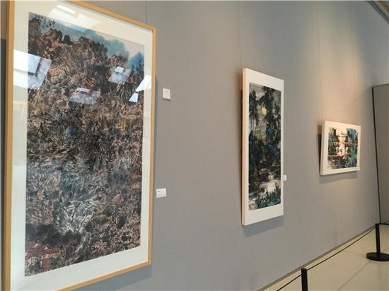 风起澜沧江·西南地区少数民族题材美术作品展(成都站)现场