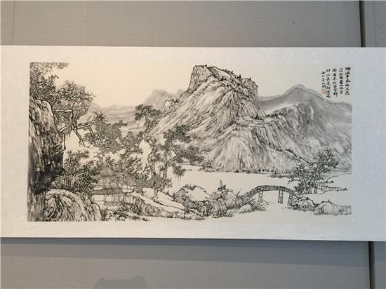 风起澜沧江·西南地区少数民族题材美术作品展(成都站)现场