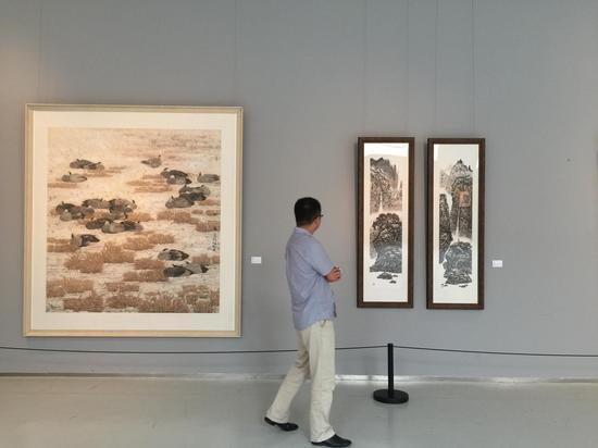 风起澜沧江·西南地区少数民族题材美术作品展(成都站)现场