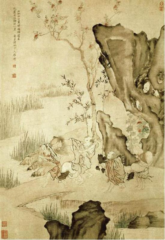 《钟馗醉酒》 罗聘