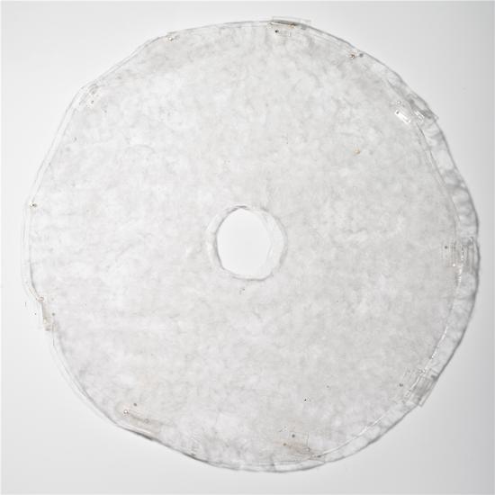 回不去的未来板块：梁绍基，平面隧道，丝，120×120cm，2013