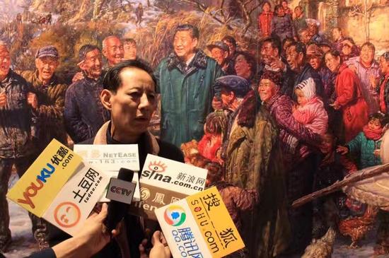 刘勇接受媒体采访