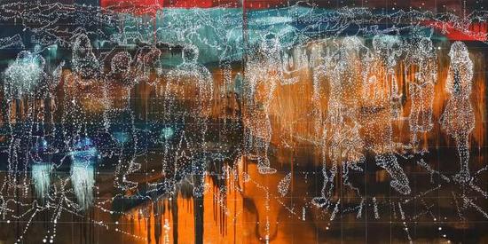乔恩-卡塔潘:十年的位置 (2017),藏于多米尼克-梅尔施画廊。