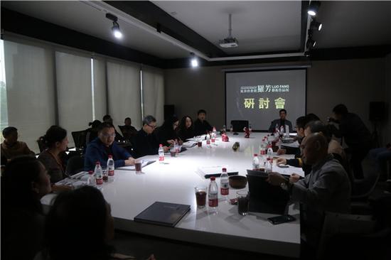 延异的景观——罗芳艺术作品展研讨会现场