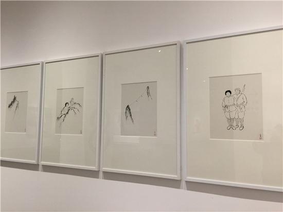 “麓山美术馆当代水墨10：并非水墨的十种可能”现场