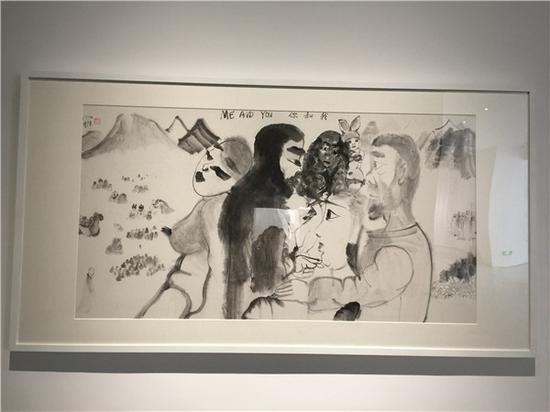 “麓山美术馆当代水墨10：并非水墨的十种可能”现场