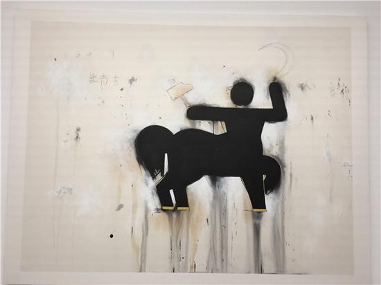 “麓山美术馆当代水墨10：并非水墨的十种可能”现场