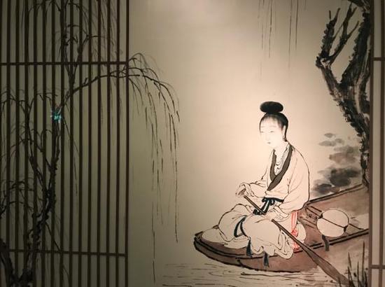 北京画院明清人物画展现场
