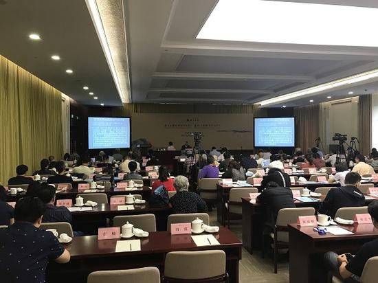 北京画院“齐白石艺术国际研究中心”暨“传统中国绘画研究中心”2017工作年会现场