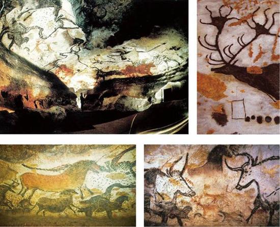 [法国]拉斯科斯洞穴壁画，距今1.2万-1.7万年。