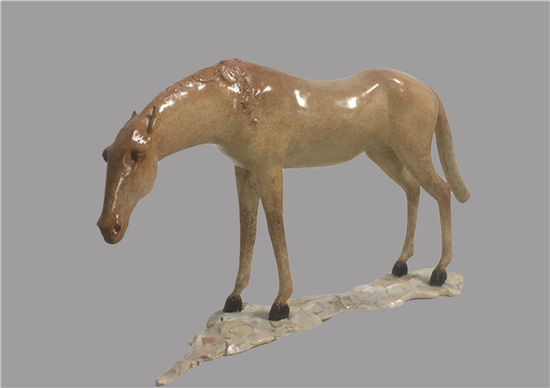 《恋》高满君 55cmx22cmx28cm 玻璃钢着色 2017