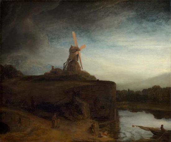 《磨坊（The Mill）》，伦勃朗，1645年