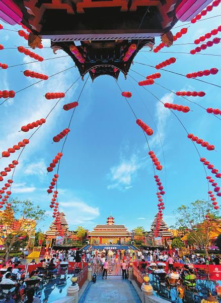 绵阳方特东方神画内景。 郭超英 摄