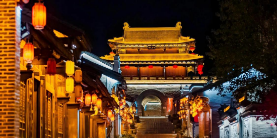 （建昌古城夜景）
